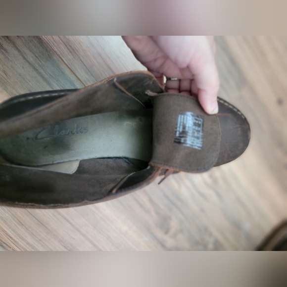 leather‎ Chelsea boots from clarks size 10 - Picture 4 of 5